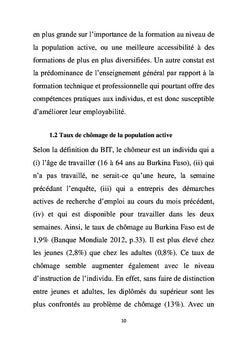 Etude comparée des déterminants de l'emploi des jeunes et des adultes