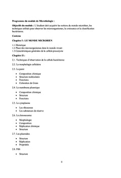 Cours de Microbiologie générale