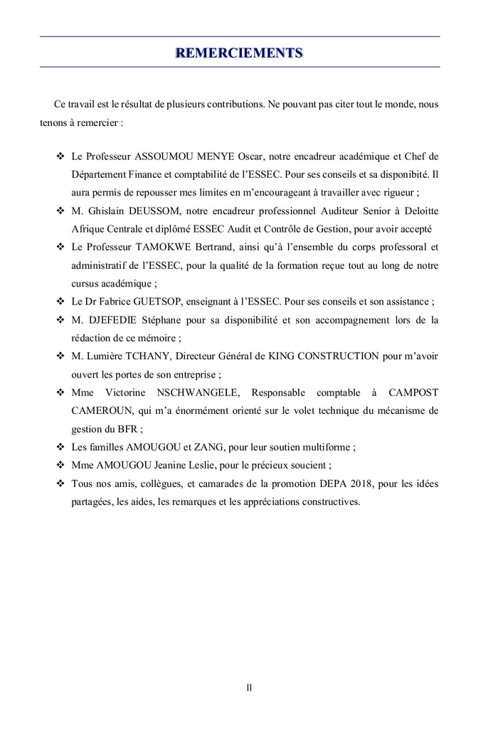 Stratégies de Financement du BFR des PME en Difficultés