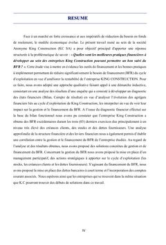 Stratégies de Financement du BFR des PME en Difficultés