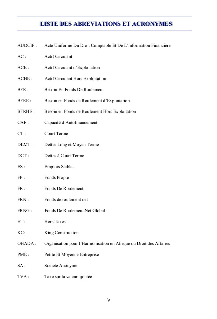 Stratégies de Financement du BFR des PME en Difficultés