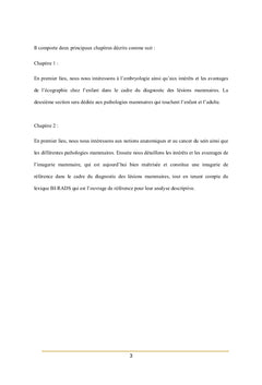 Avez-vous une idée sur les masses mammaires chez l'enfant et l'adulte?