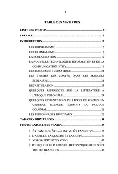 Contes Animaliers et Mythes du Sud de Madagascar
