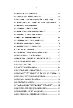 Contes Animaliers et Mythes du Sud de Madagascar