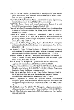Grains entiers & santé cardiovasculaire