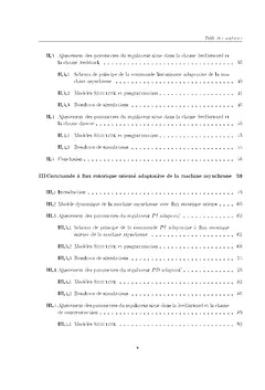 Commande Adaptative par la Méthode MIT