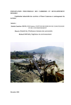 Exploitation industrielle des carrières et développement durable