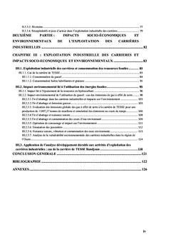 Exploitation industrielle des carrières et développement durable