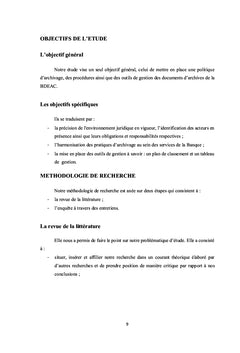 Mise en place d'une politique et des procédures de gestion d'archives