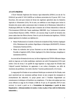 Formulation du bioplastique