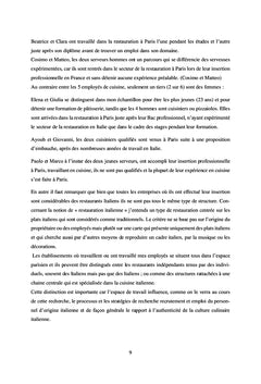 Immigré.e.s dans la restauration italienne