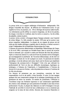 La presse écrite