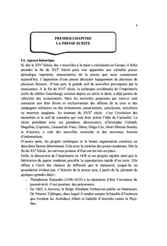 La presse écrite