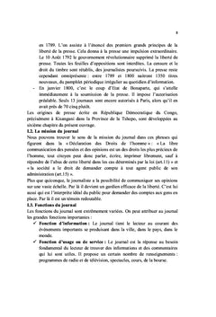 La presse écrite