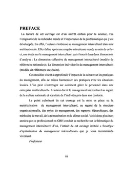 Stratégie d'Optimisation du Management Interculturel