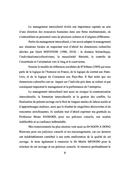 Stratégie d'Optimisation du Management Interculturel