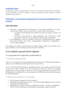 PHYSIOLOGIE VEGETALE OU PHYTOBIOLOGIE