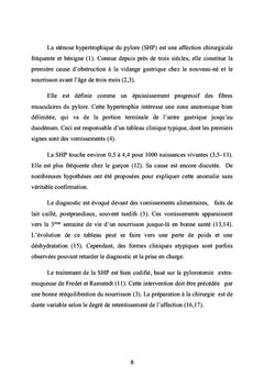 Protocole de prise en charge de la sténose hypertrophique du pylore