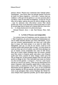 L'origine de la phénoménologie