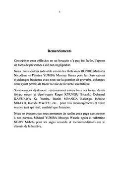 Le proverbe du "Kiluba" comme type de sécurisation des informations
