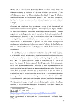 Développement et avant-projet du Code panafricain des investissements