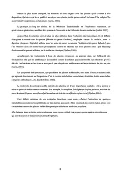 Activité antimicrobienne des extraits naturels de plantes locales