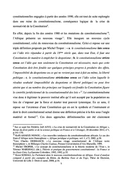 LES CHRONIQUES CONSTITUTIONNELLES AFRICAINES