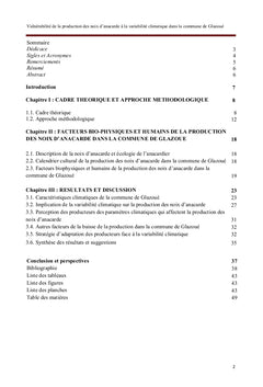 Climat et Agriculture