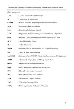 Climat et Agriculture