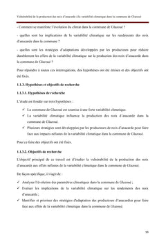 Climat et Agriculture