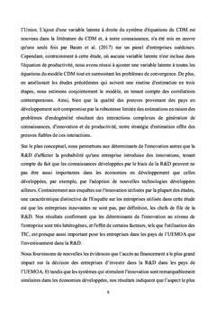 L'impact de l'innovation technologique dans le processus de la transformation structurelle des pays