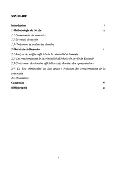 Les données officielles et des représentations de la criminalité
