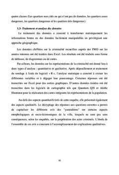 Les données officielles et des représentations de la criminalité
