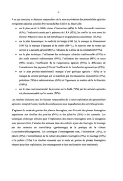 Recherche des stratégies à la relance de la production agro-pastorale