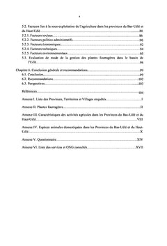 Recherche des stratégies à la relance de la production agro-pastorale