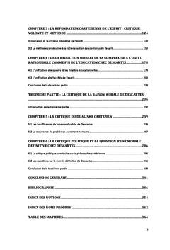 Raison et Moral chez Descartes