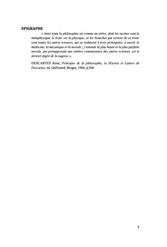 Raison et Moral chez Descartes