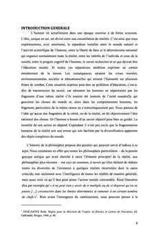 Raison et Moral chez Descartes