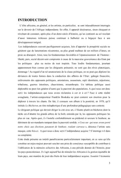 La Problématique du concept Indépendance dans Le Bûcheron