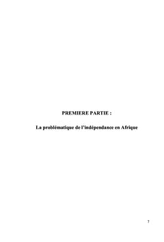 La Problématique du concept Indépendance dans Le Bûcheron