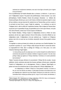 La Problématique du concept Indépendance dans Le Bûcheron