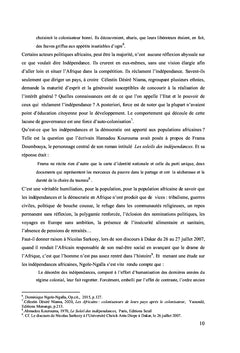 La Problématique du concept Indépendance dans Le Bûcheron
