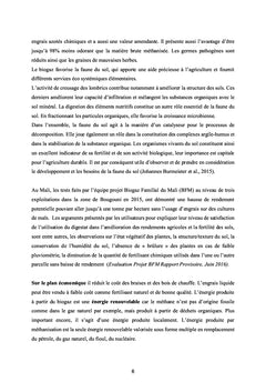 Impact de l'apport des fertilisants organo-minéraux