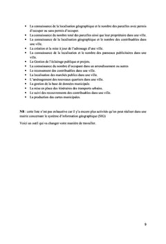 Maîtriser et renforcer l'assiette municipale en utilisant le système d'information géographique