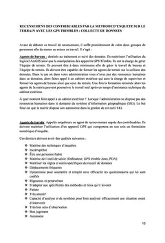 Maîtriser et renforcer l'assiette municipale en utilisant le système d'information géographique