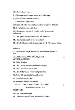 Traduction des proverbes: problèmes et méthodes