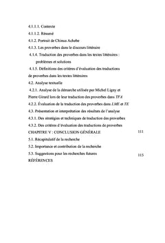 Traduction des proverbes: problèmes et méthodes