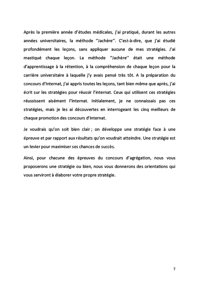 Réussir le concours d'agrégation du CAMES