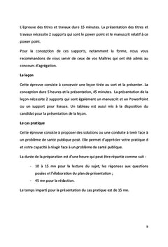 Réussir le concours d'agrégation du CAMES