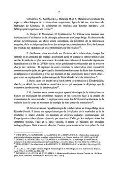 LA TUBERCULOSE AU CONGO BELGE (1904-1959)